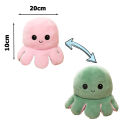 New Mood Octopus Doll Double Sided Flip Reversible Octopus Stuffed Doll Toy Plush Toy Doll Sea Life Doll Plush Toy Color Hat Cloth Toys baby Childeren accessories. 