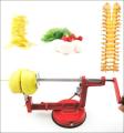 Spiral Potato Cutter - Red. 