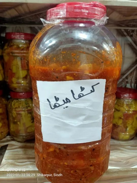 Mango%20Pickle%20Sweet%20&%20Sour%20Khatta%20Meetha%20Aam%20ka%20Achar%20-%205%20KG%20-%20100%25%20Original%20Shikarpuri%20Achar%20-%20Qasim%20Shikarpuri%20Pickles%20-%20Image%205