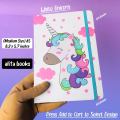 Cute Unicorn Notebook Diary Book For Kids Girls Unicorn Diary Alita Books. 