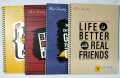 Spiral Register Or Note Book 150, 200, 400, 500 Pages Super Fine Paper. 