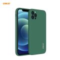 For iPhone 12 Pro Hat-Prince ENKAY ENK-PC069 Liquid Silicone Straight Edge Shockproof Protective Case. 