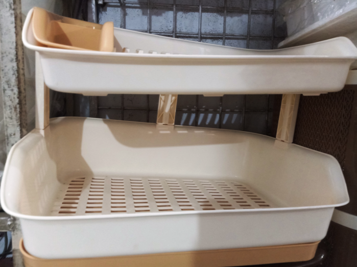Dish Racks for Kitchen Washing Dishes and Plates Dryer Large Durable Plastic Dish Drainer stand