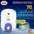 Boss - 15L Electric Water Geyser - KE-SIE-15CL -SS - Steel  White. 