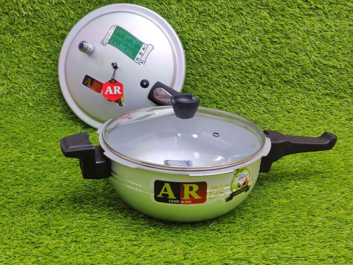AR%20Heavy%20Weight%20Aluminum%20Cooker%20with%20Double%20Lid%20%E2%80%93%205L%20to%2011L%20%20High-Performance%20Pressure%20Cooker%20-%20Image%202