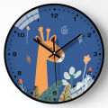 Wall Clock Cartoon Style Wall Clock Cute Children Clock Small Animal Exquisite Design Clock Mute Multi-Style Quartz Clock. 