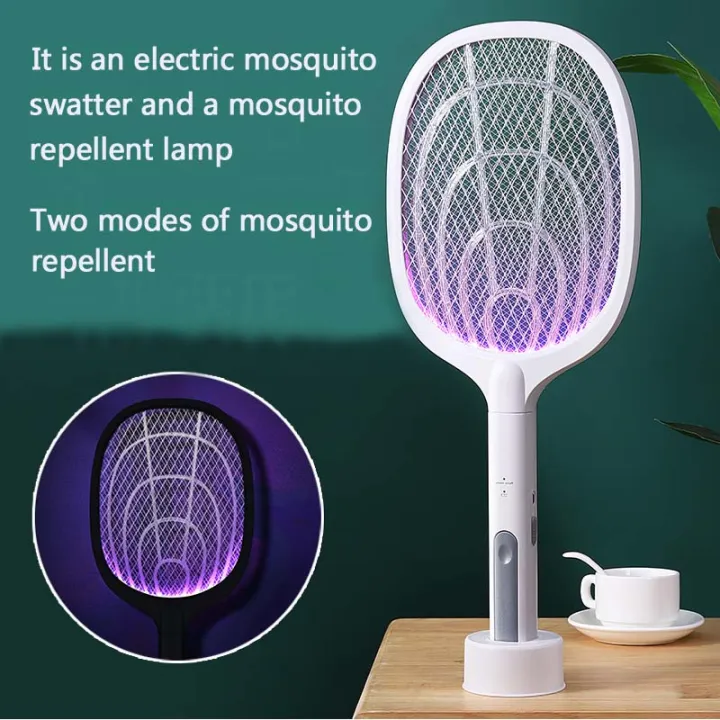 Teal%E2%84%A2%202%20in%201%20Rechargeable%20Electronic%20Mosquito%20Bat/Racket,%20Insect%20Killer%20Lamp%20-%20Image%202
