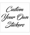 Custom Stickers - Journal Stickers for mobile back, Laptop, dairy and for decorating your stuff and making them look more attractive. 
