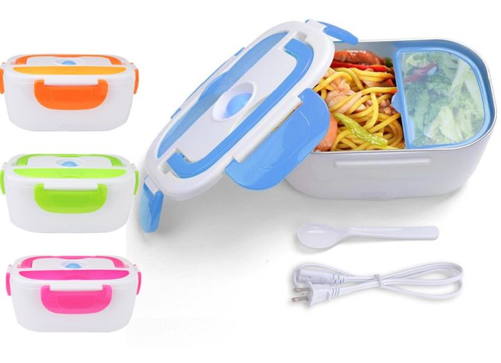 Portable Electric Lunch Box Tiffin Box Electronic Heating Lunch Box Portable Electric Food Warmer for Office / School