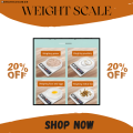 Digital Kitchen Scale SF-400 | 10KG Capacity Weight Machine | Electronic Food Weighing Scale for Kitchen & Shop | Mini Digital Scale for Baking, Cooking & Grocery. 
