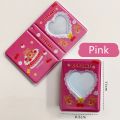 Kawaii Photo Binder Album 3 Inch Love Heart Hollow Kpop Binder now protect your fav kpop idols photocard in cute Binder 20 sheet per page 2 side. 
