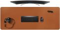 Desktop Matt 12x27 inches Large laptop pad | Desk Matt, Computer Table Protector Matt | Multi use Synthetic Leather Matt| Large Mousepad. 