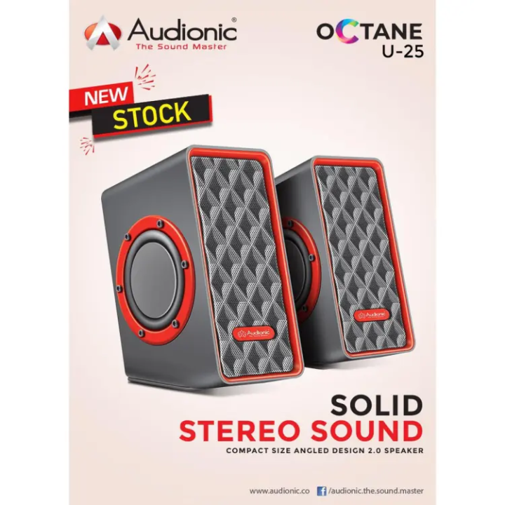 Audionic U25 Portable USB Speakers With Extra BASS | HI-FI Sound