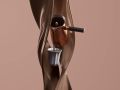 The Velvetiser – Copper Edition, Hotel Chocolat 472726, HC01 Velvetiser Hot Chocolate Machine, Copper + Two cremic cups. 