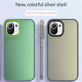 NORVIK Phone Case For Xiaomi Mi 11 Lite/11 Lite 5G/11 Lite 5G NE Metallic Aurora Skin Casing Luxury Colorful Silicone Shockproof Full Cover Protection Anti-fingerprint Back Cover CY01. 