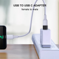 USB C to USB Adapter USB Female to USB-C Male Adapter Compatible for MacBook Pro, Samsung Galaxy. 