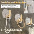 Luxury Wall Hooks Heavy-Duty Self-Adhesive Hook. 