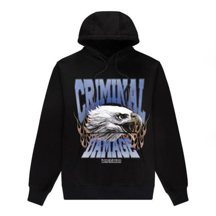 Pullover Criminal Damage Hoodie for men