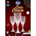Blink Large Coco Crown Stemware Glass For Juices and Drinks New Arrivals. 