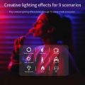 Desiontal W70 Full Color RGB LED Video Light 3000K-9000K Studio Photo Light Mini Fill Light Built -in 1200mAh w/70 Lamp Beads. 
