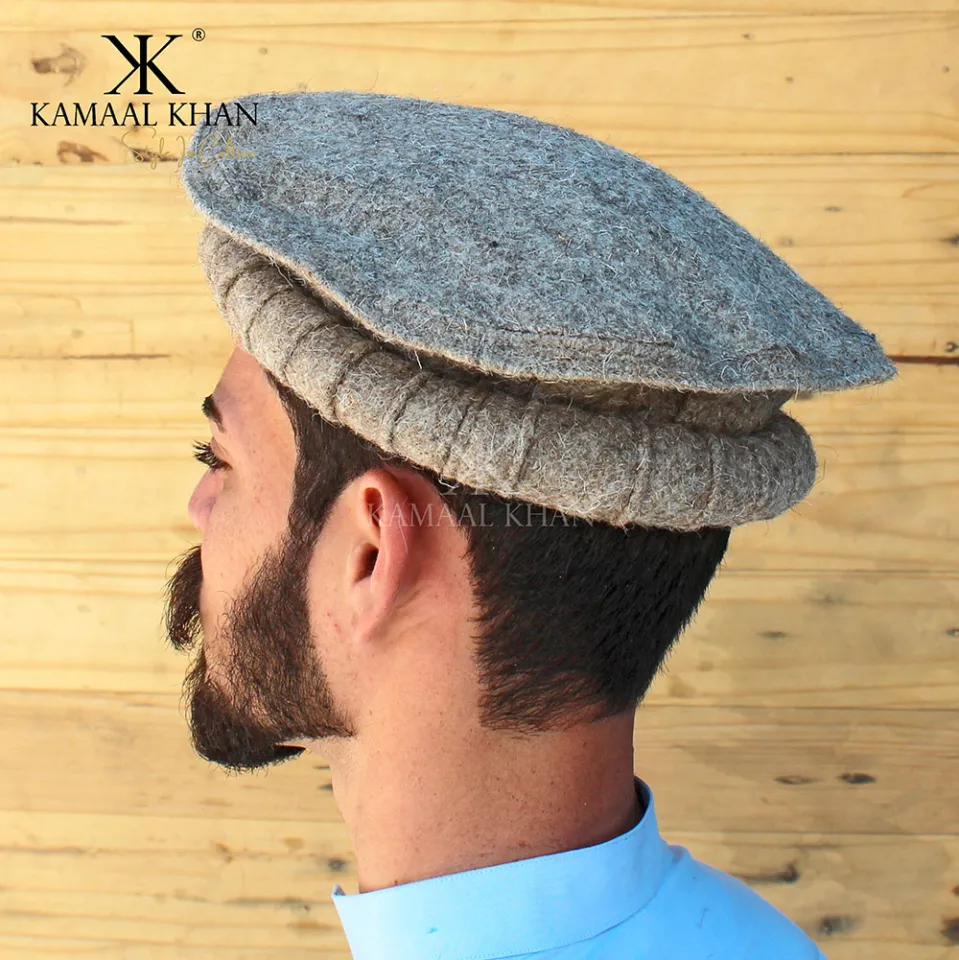 Premium Quality Mix Woolen Chitrali Pakol Peshawar Topi Pathani