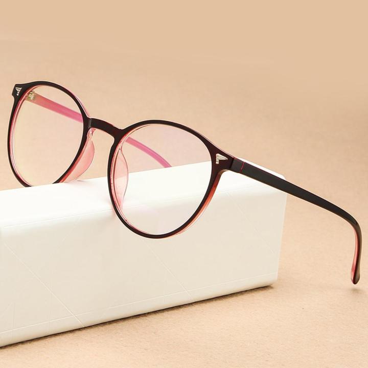 KOTTDO Retro Plastic Round Computer Eye Glasses Frame Women Vintage ...