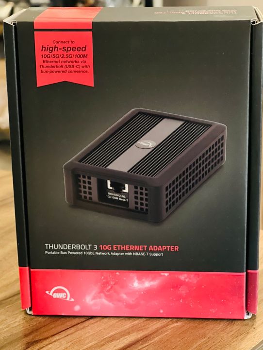 OWC  Thunderbolt 3 to 10 Gb/s Ethernet Network Adapter