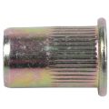 QUANBU 20pcs Flat Head Metric Steel M10 Blind Insert Rivet Nut Rivnut. 