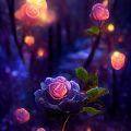 Luminous Rose: An Illuminated Encounter for your Wall. 