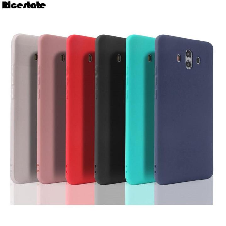 Huawei Mate 10 series Mate 10 Pro / Mate 10 Lite Matte solid color Case For Huawei Mate10 Back Cover Protect Skin Silicon case