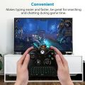 MoKo Green Backlight Keyboard for Xbox One Controller, Xbox Series X/S, Wireless Gaming Chatpad Keypad with USB Receiver&3.5mm Audio Jack, Xbox Accessories for Xbox One/One S/Elite/2 Controller, Black. 