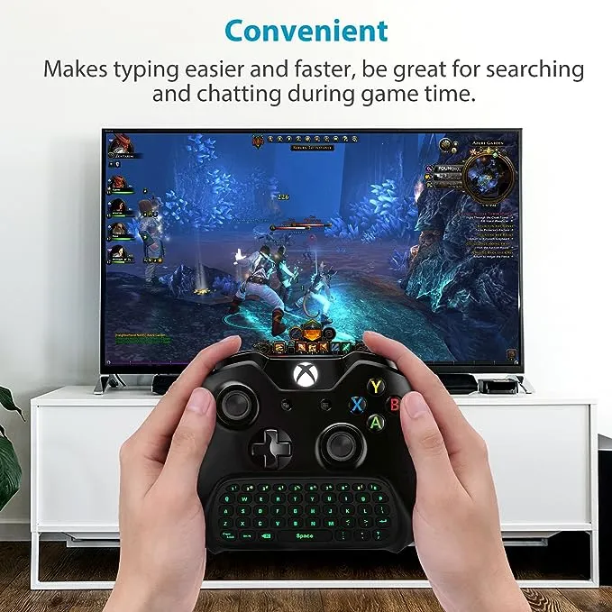 MoKo%20Green%20Backlight%20Keyboard%20for%20Xbox%20One%20Controller,%20Xbox%20Series%20X/S,%20Wireless%20Gaming%20Chatpad%20Keypad%20with%20USB%20Receiver&3.5mm%20Audio%20Jack,%20Xbox%20Accessories%20for%20Xbox%20One/One%20S/Elite/2%20Controller,%20Black%20-%20Image%204