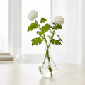 IKEA VILJESTARK Glass Vase 17cm Home and Office Flower Decor. 