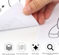 Children's Drawing Roll, Coloring Paper Roll for Kids, Sticky DIY Painting Drawing Paper Rolls for Toddler, For Wall Coloring Paper Stickers KS. 