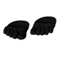 Heelless Liner Cotton Socks Silicone Anti-slip Lining Open Toe Sock With Invisible Forefoot Cushion Foot Pad Socks Pain Relief. 