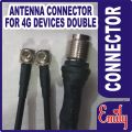 Antenna Connector For EVO Wingle Charji Internet Devices  ● 3G 4G Antenna Connector For EVO Wingle Charji Jazz Warid Ufone Telenor Zong 3G 4G Internet Devices ● For Network Signals Enhancement. 