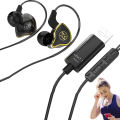 KOKKO Ut-01 Gaming Headphones 7.1-channel Usb Interface Wire Controlled Bass Music Earphone With Microphone. 