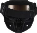 Detachable Bike Face Mask Goggles Stylish Design. 