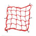 Motorcycle Cargo Net Helmet Mesh Luggage Bag Cargo Cover Seat Net 6 Hooks. 