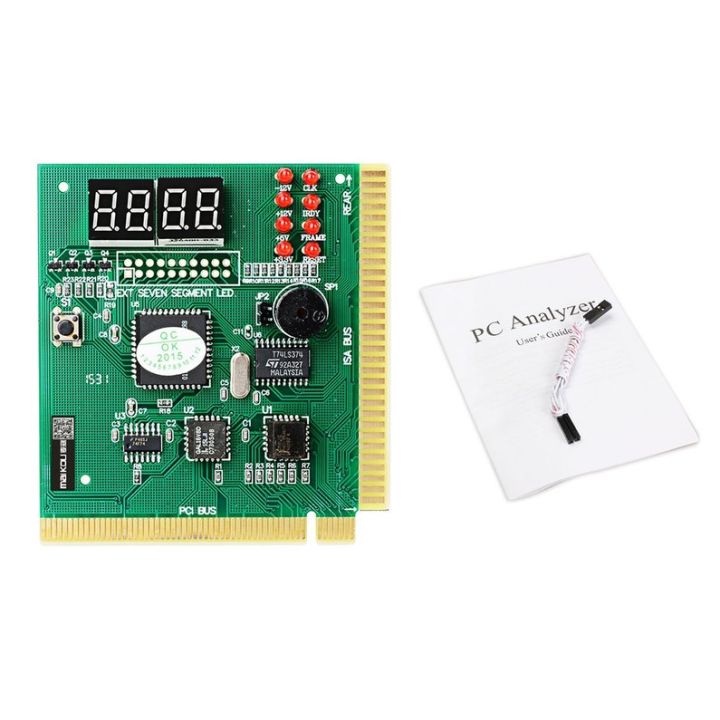 thumbnail image 2 of PC Diagnostic Card - 4-Digit Motherboard POST Tester For PCI & ISA Slots 2 of 12