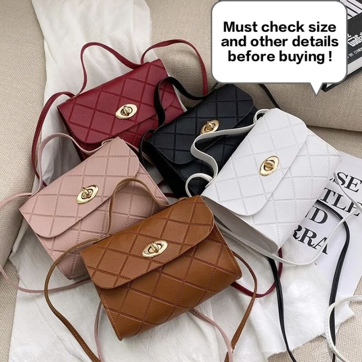 👜 Elegant Quilted Crossbody Shoulder Bag – Stylish & Trendy Size 6.5 ...