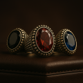 Turkish Stylish Stone Ring Turkish Design Rings For Men and Boys Fashion Stylish New Design Rings Stainless Steel TR007. 