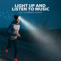 OIMG Bluetooth 5.0 Led Hat Built-In Stereo Speakers & Mic Usb Rechargeable Led Lighted Music Knit Cap For Sports And Outdoors. 