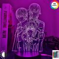 3d Lamp Anime Vampire Knight LED Night Light for Kid Room Decor Nightlight Birthday Gift Manga Vampire Knight Acrylic Night Lamp. 