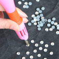Hotfix Rhinestone Applicator with 7 Tips, Fast Heated Hot Fix Rhinestone Applicator Wand Setter Tool. 