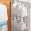 Storage Shelf Self-adhesive Kitchen Wall Hanging under Sink Organizer Storage Box. 