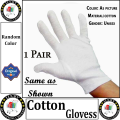 Poly-Cotton Knitted Summer Hand Gloves for Men 1 Pair. 