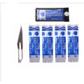 Stainless Steel Blade For Craft Model Making Carving ,Scoring Pack Of 15 Blades # 24. 