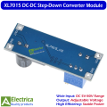 XL7015 DC-DC Step Down Converter Module 5V-80V Wide Input Adjustable Voltage Buck Power Supply by Electrica. 