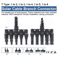 Solar Panel Cable Connector MC3/4 1000V 30A Male Female Connector IP67 with Diode Fuse for T Y Branch Parallel Solar Splitter. 